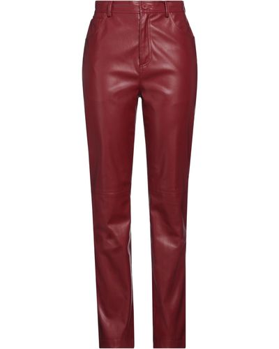 Isabelle Blanche Trouser - Red