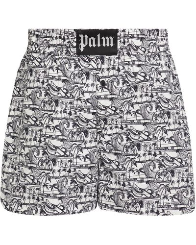 Palm Angels Badeboxer - Grau