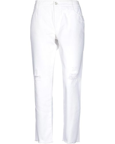 Ermanno Scervino Denim Trousers - White