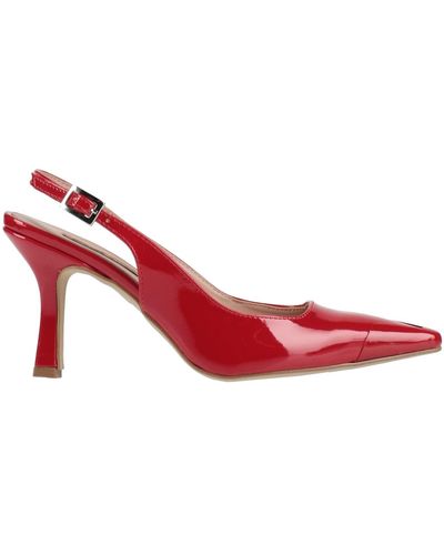 06 Milano Court Shoes - Red