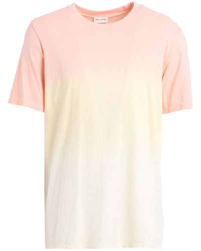 Saint Laurent T-shirts - Pink