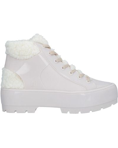 Melissa Ankle Boots - White