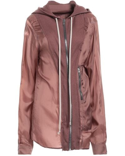 Rick Owens Overcoat & Trench Coat - Pink