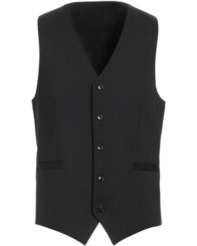 Tiger Of Sweden Steel Tailored Vest Wool, Elastane - Black