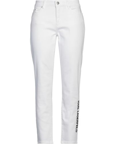 Karl Lagerfeld Pantalon en jean - Blanc