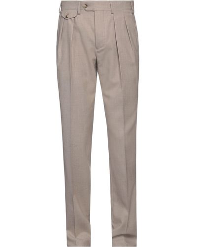Lardini Trousers Wool, Elastane - Grey