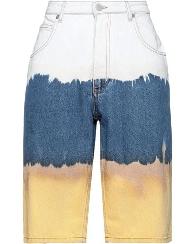 Alberta Ferretti Denim Shorts Cotton - Blue