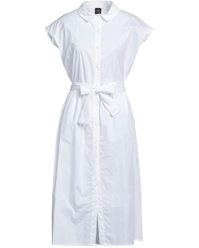 Guttha Midi-Kleid - Weiß