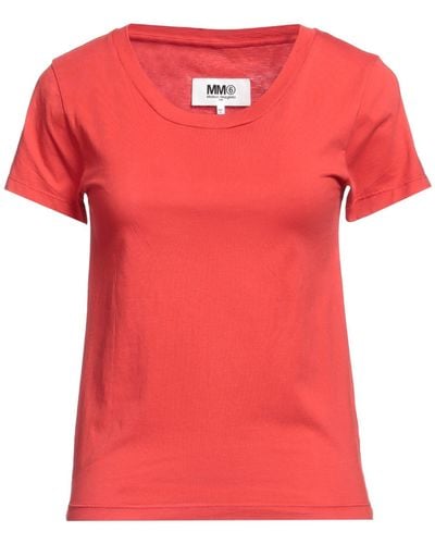 MM6 by Maison Martin Margiela T-shirts - Rot