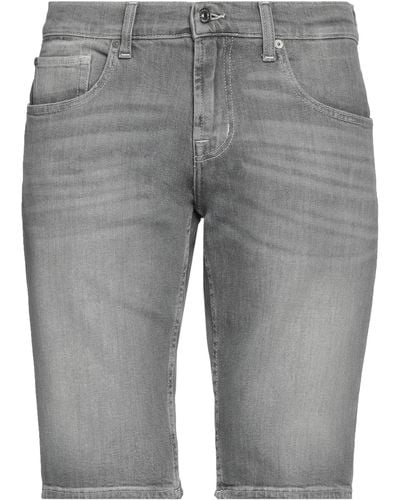 7 For All Mankind Jeansshorts - Grau