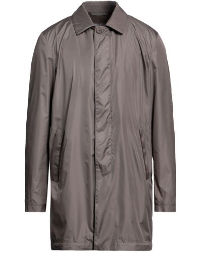 Canali Overcoat & Trench Coat - Gray