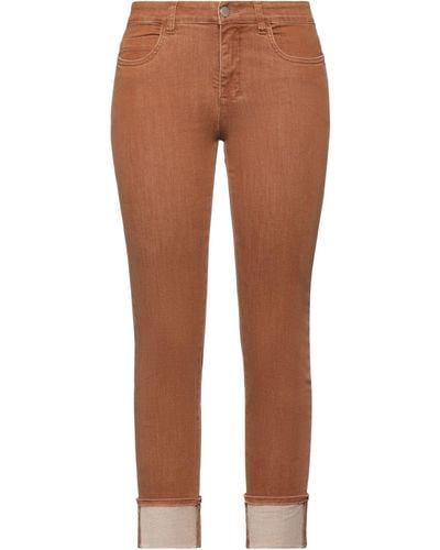 Biancalancia Cropped Trousers - Brown