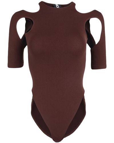 ANDREADAMO Bodysuit - Brown