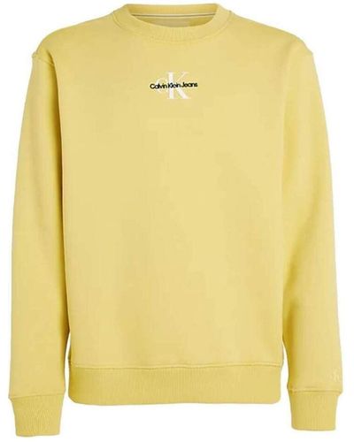 Calvin Klein Sweat-shirt - Jaune