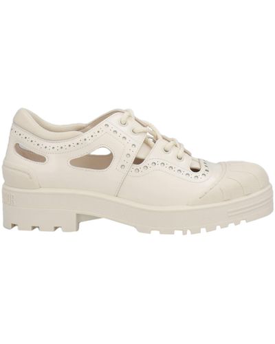 Dior Lace-up Shoes - Natural