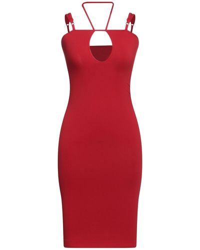 ANDREADAMO Midi Dress - Red