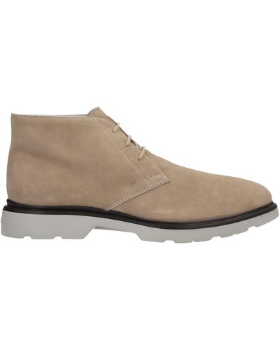 Hogan Ankle Boots - Natural