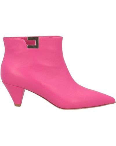 Elisabetta Franchi Ankle Boots - Pink
