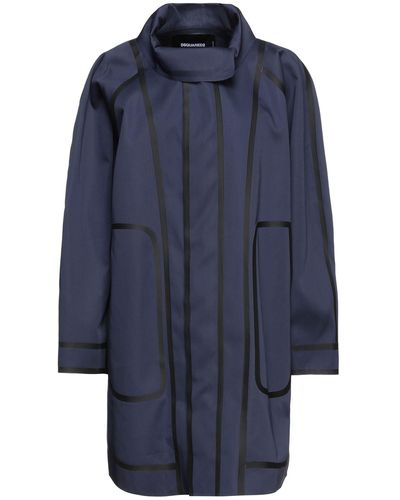 DSquared² Overcoat & Trench Coat - Blue