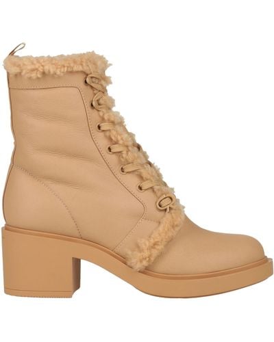 Gianvito Rossi Ankle Boots - Natural