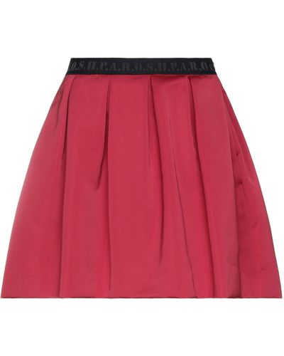 P.A.R.O.S.H. Midi Skirt - Red