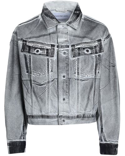 Calvin Klein Denim Outerwear - Grey