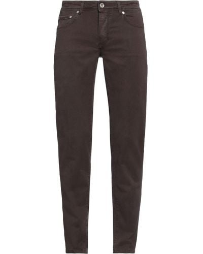 Barba Napoli Dark Jeans Cotton, Elastane - Grey