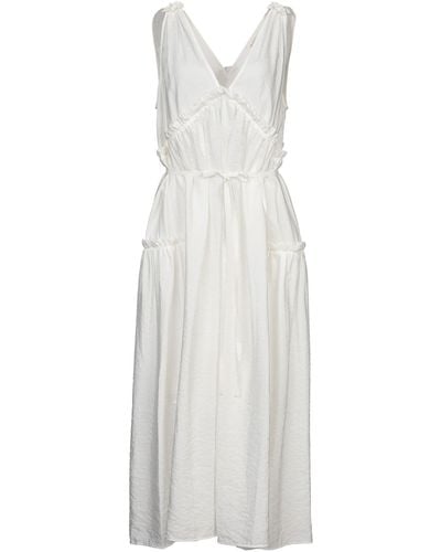 Isa Arfen Long Dress - White