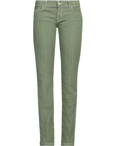 Jacob Coh?n Military Jeans Cotton, Elastomultiester - Green