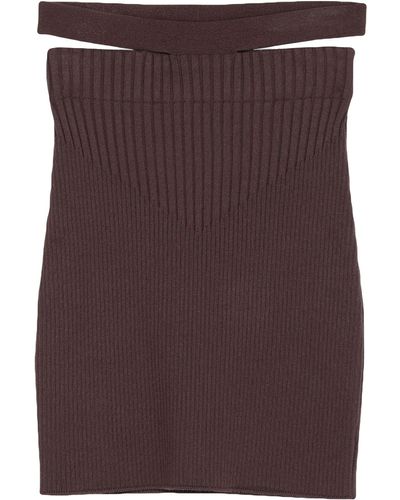 ANDREADAMO Mini Skirt - Purple