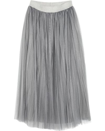 Fabiana Filippi Midi Skirt - Grey