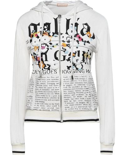 John Galliano Sweatshirt - Weiß