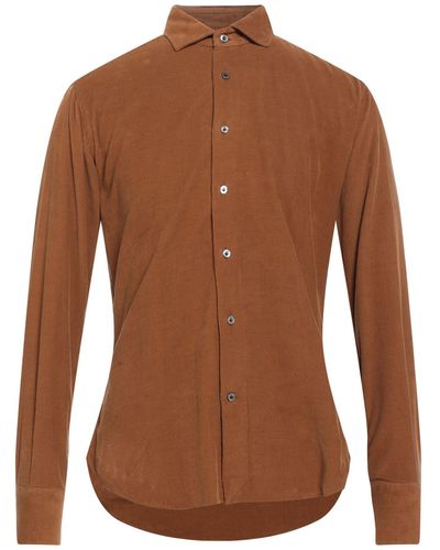 Drumohr Shirt - Brown