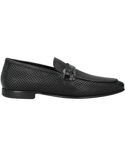 Giovanni Conti Loafers Leather, Calfskin - Black