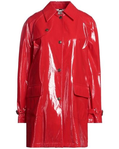 Sealup Overcoat & Trench Coat - Red