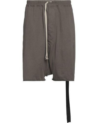 Rick Owens Dove Shorts & Bermuda Shorts Cotton, Elastane - Gray