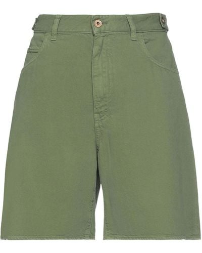 Pence Denim Shorts - Green