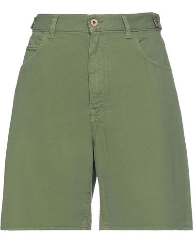 Pence Denim Shorts - Green