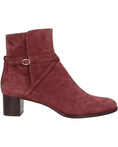 Avril Gau Ankle Boots - Red