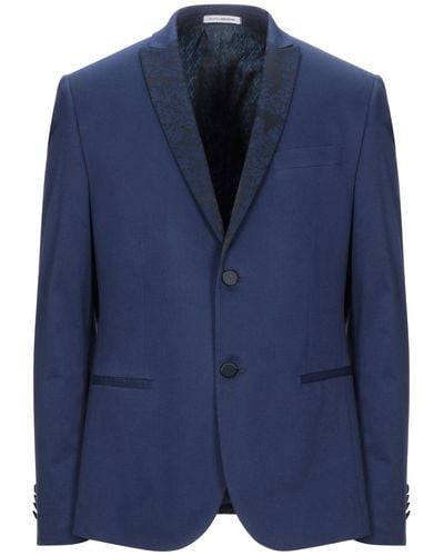 Grey Daniele Alessandrini Blazer - Blu