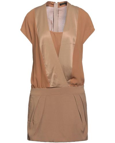 Pinko Short Dress - Brown