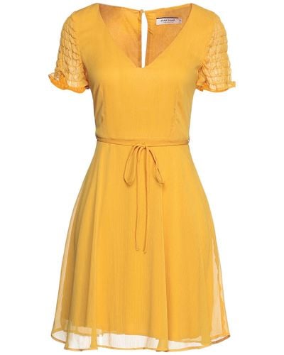 Naf Naf Short Dress - Yellow