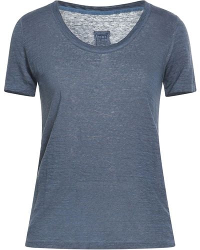 120% Lino T-shirt - Blu