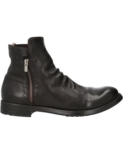 Officine Creative Dark Ankle Boots Leather - Black