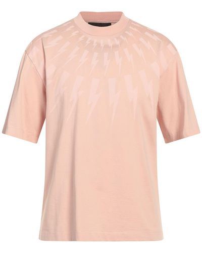 Neil Barrett T-shirts - Pink