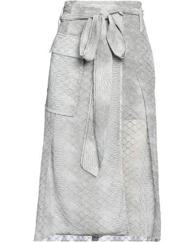 Victoria Beckham Midi Skirt - Gray