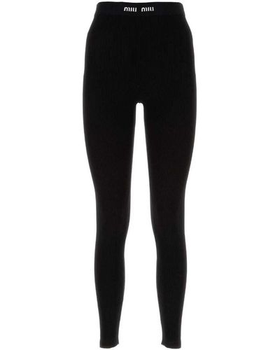 Miu Miu Leggings - Nero