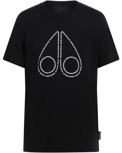 Moose Knuckles Camiseta - Negro