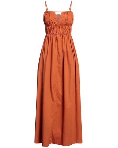 Nude Maxi Dress - Orange