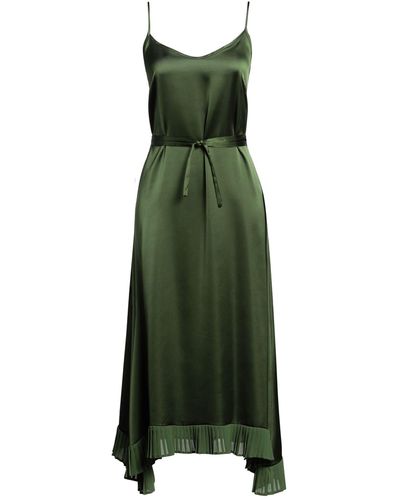 Liu Jo Military Midi Dress Polyester - Green